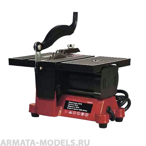 10031 Циркулярная настольная пила, 120 Вт, 4500 об/мин, диск 100мм