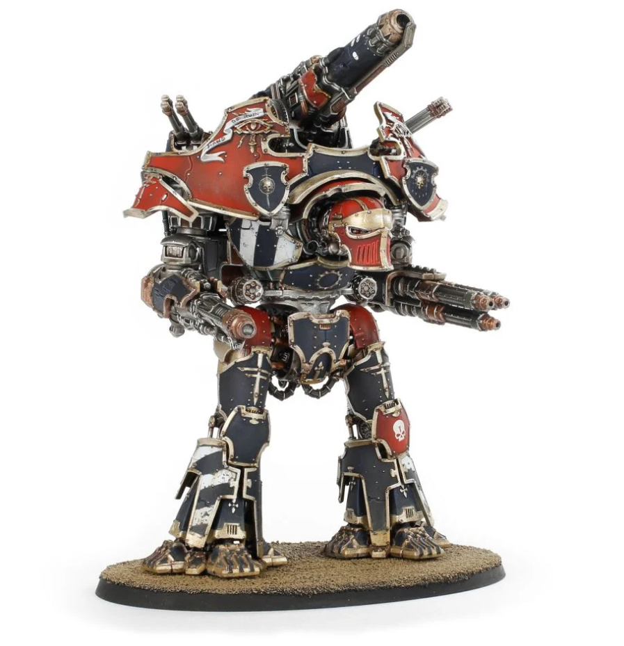 400-34GW Набор Адептус Титаникус. Титан Вестник Войны Немезида с орудием Сотрясатель (Warbringer Nemesis Titan with Quake Cannon, Volcano Cannon and Laser Blaster)