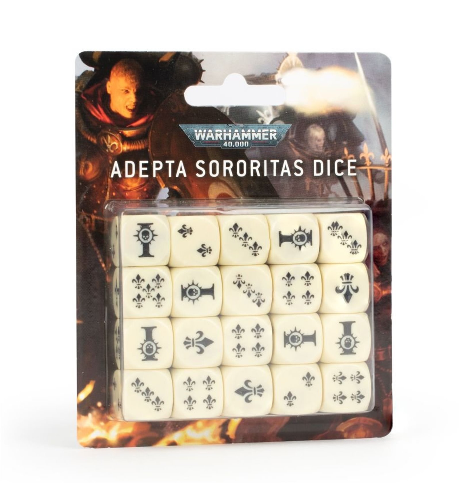 52-05GW Набор кубиков Адепта Сороритас (Adepta Sororitas Dice)