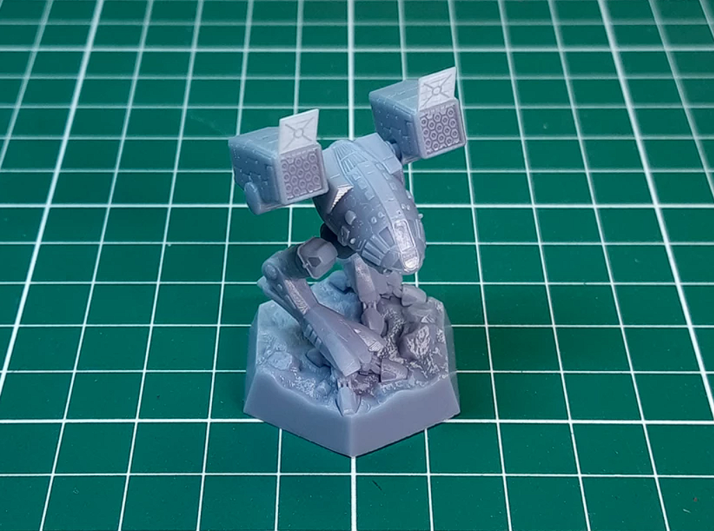 RIM28502 Миниатюра для настольных игр боевой робот  «Циклон» масштаб 1/285 Red Iron