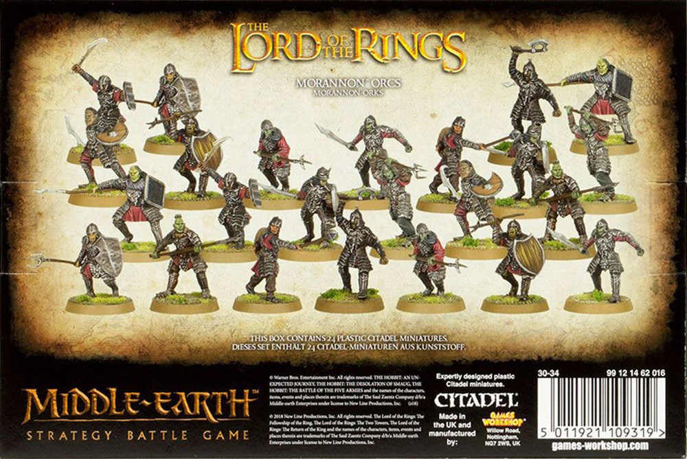 30-34GW Набор Орки Чёрных Врат (Morannon Orcs)