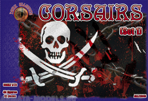 ALL72043 Фигуры Corsairs . Set1 1/72 Dark Alliance
