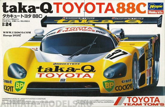 20237 Автомобиль taka-Q Toyota 88C Hasegawa