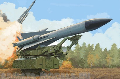 09550P Russian 5V28 of 5P72 Launcher SAM-5 Gammon Trumpeter
