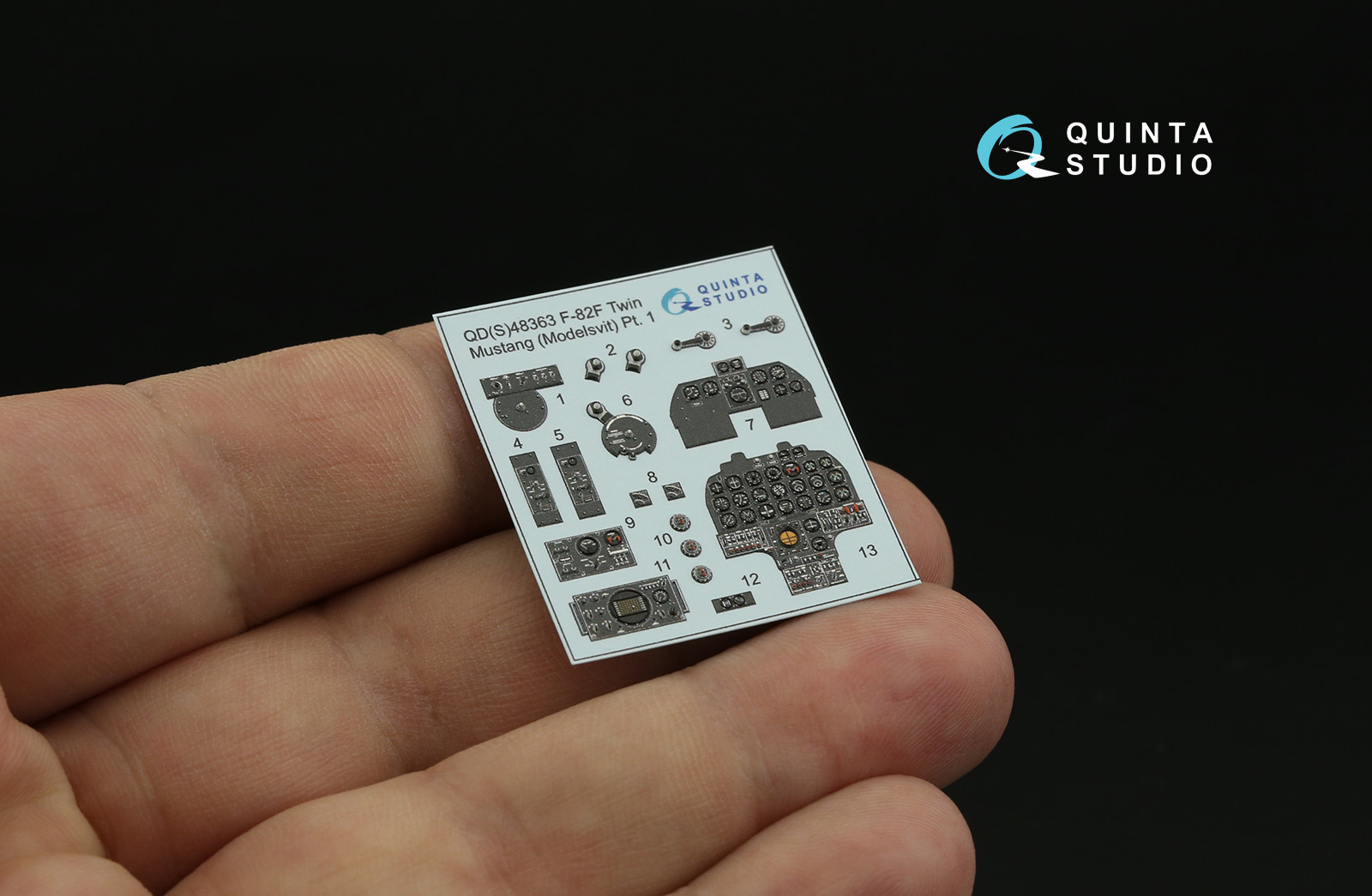 QD48363 3D Декаль интерьера кабины F-82F Twin Mustang (Modelsvit)