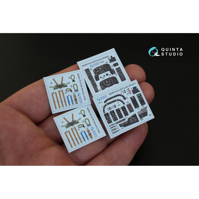 QD48179 3D Декаль интерьера кабины IA 58 (для модели Kinetic)