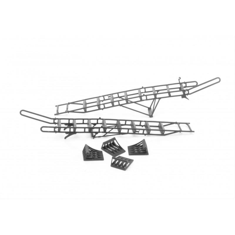 LP48046 Стремянка, стремянка для обслуживания и колодки МА ВМФ для самолетов Су-33 1/48