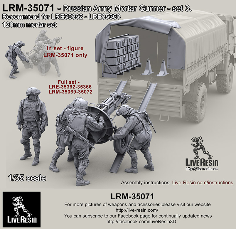 LRM35071 Современный солдат Российской Армии - Минометчик - 24