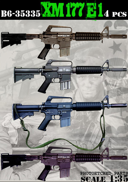 B6-35335 Миниатюра с фототравлением XM177E1 Bravo6