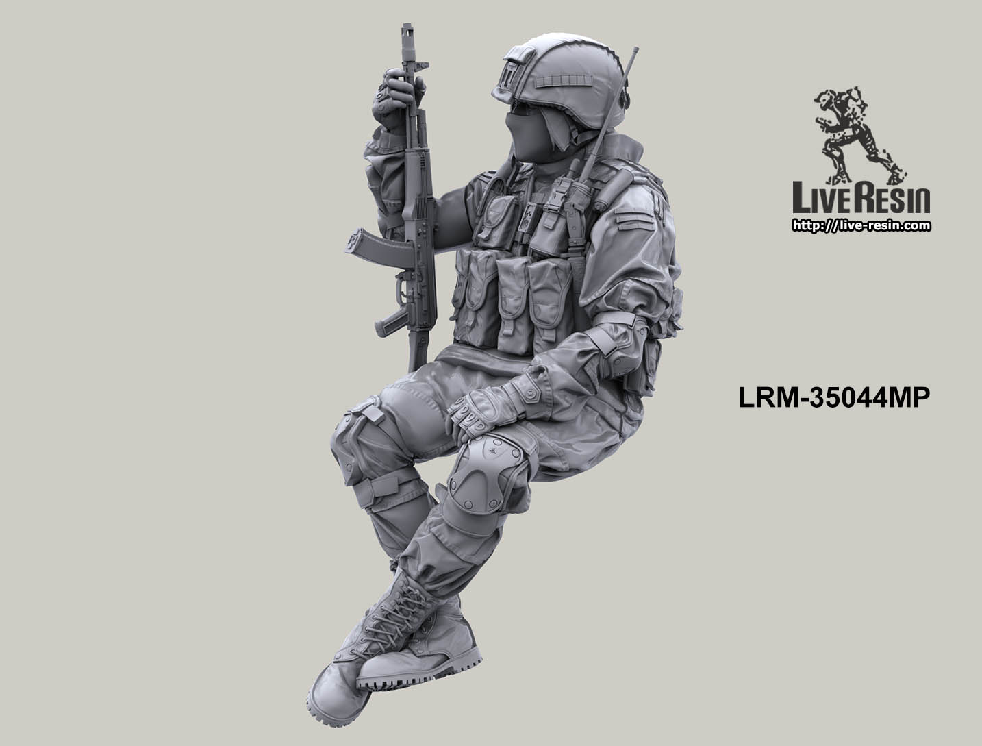 LRM35044MP Боец военной полиции РФ -6 Live Resin