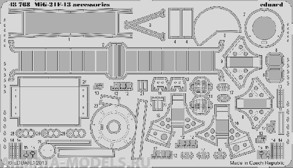 48768ED MiG-21F-13 accessories