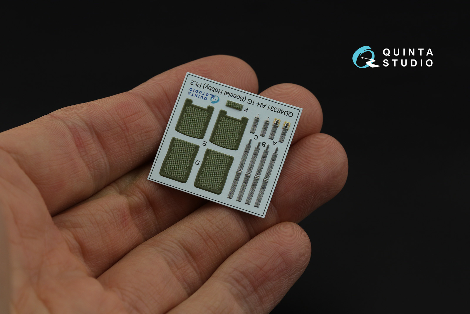 QD48331 3D Декаль интерьера кабины AH-1G (Special Hobby)