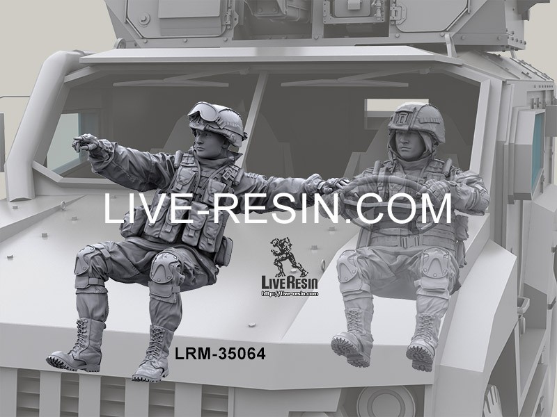 LRM35064 Современный солдат Российской Армии - Водитель автомобиля/бронетехники/Тайфун/Тайфун ВДВ/КАМАЗ - 4
