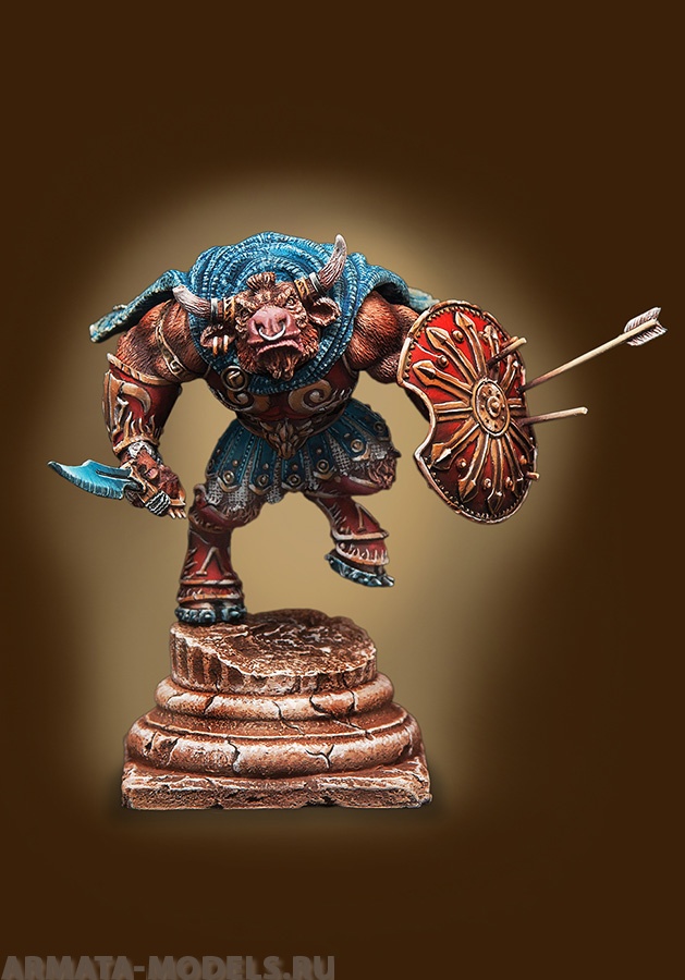 СM-A05 Декоративная фигурка из смолы Минотавр (Minotaur) ScaleBro