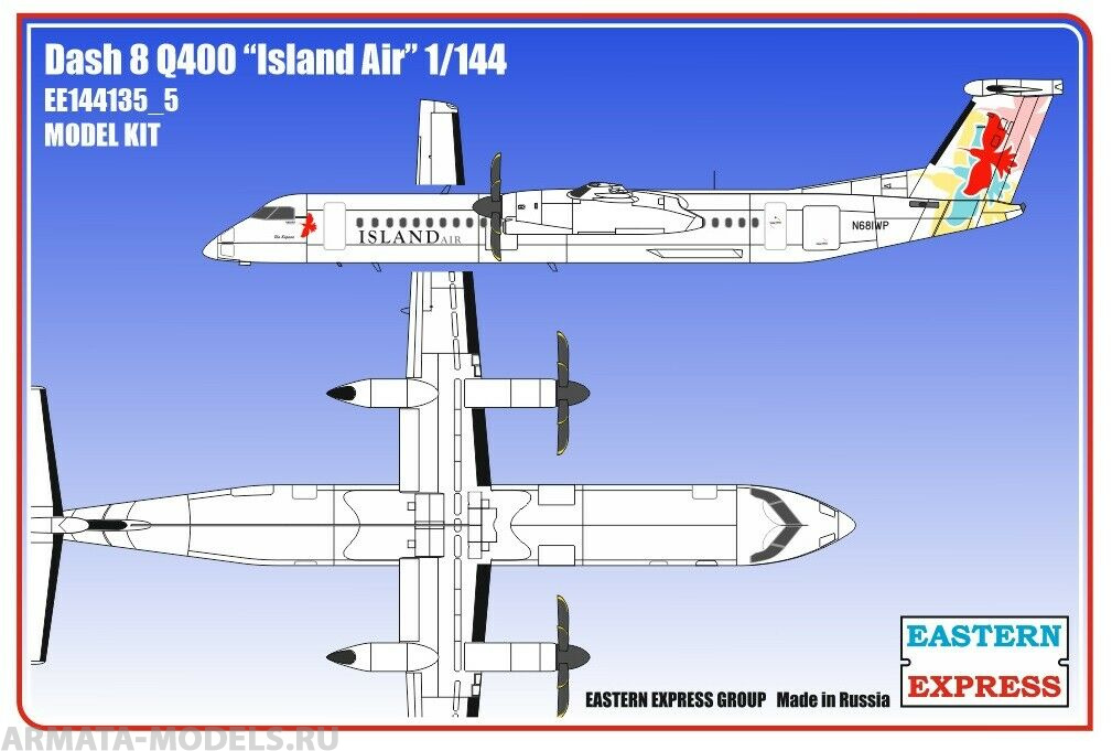ЕЕ144135_5 Dash 8 Q400 Island Air Восточный экспресс