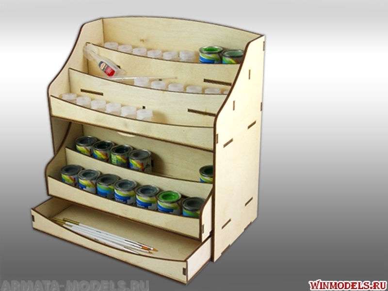 MWORK-002 Органайзер под краску,средний. 265 мм. MWORG-002