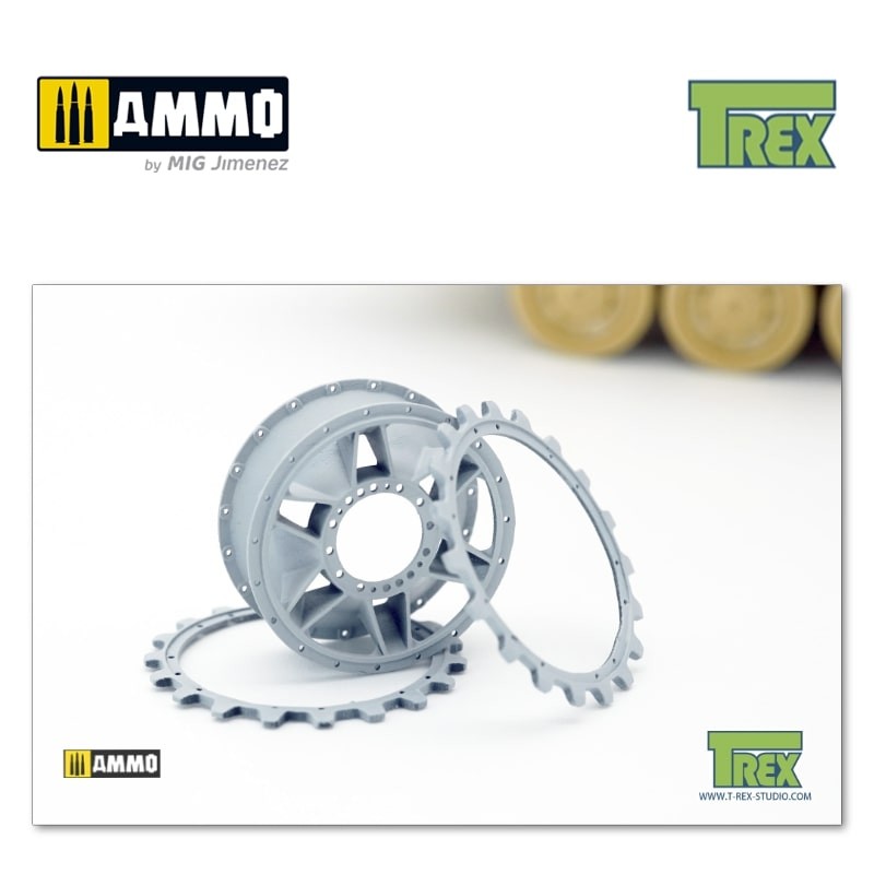 TR35037 Звездочка PzKpfw IV Disassembled Sprocket Set B Late Version