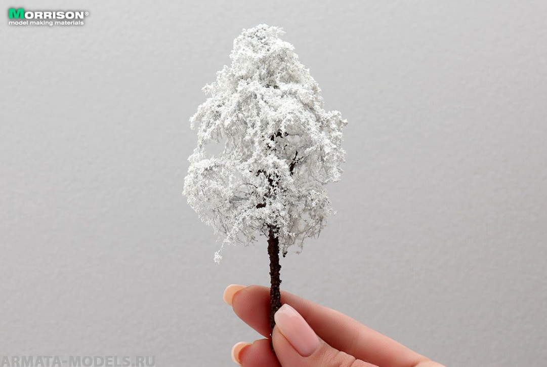 011duz010 Зимнее дерево для макета 10 см. серия «Profi»