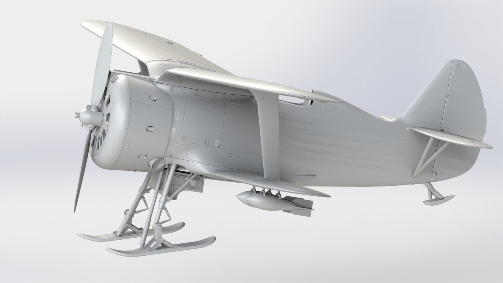 32011 И-153 Чайка (зимний вариант), Советский истребитель ІІ МВ ICM