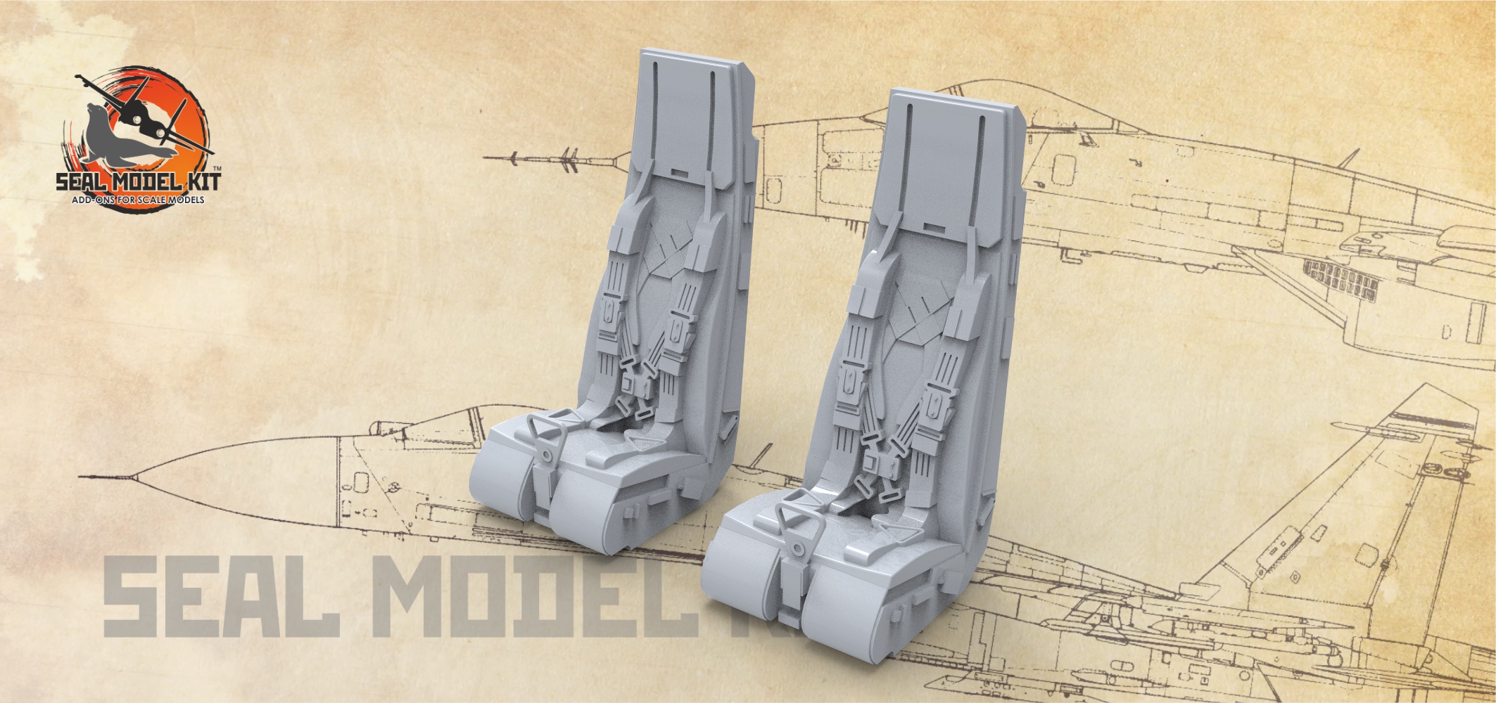 smk48046 Детализированные кресла для Ка-52 ( Не для свободной продажи )