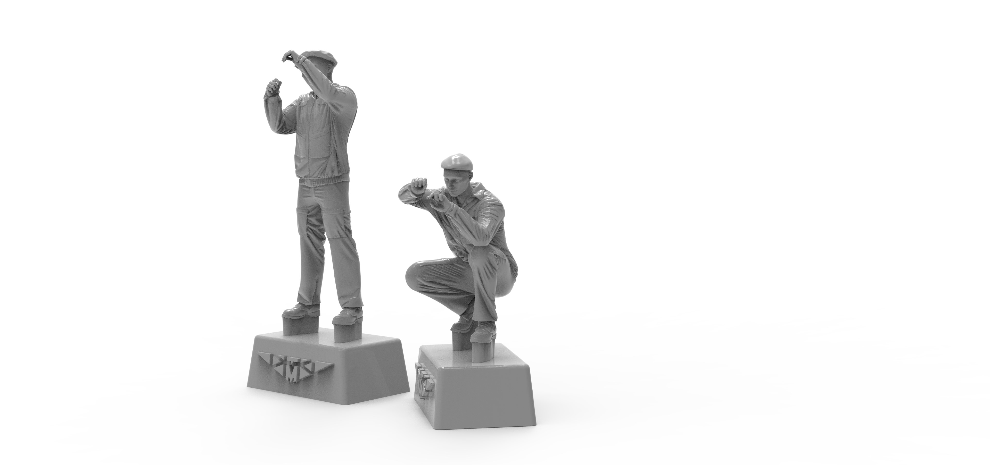 48123-1-1TMP ТЕХНИКИ ВКС РФ (ЗИМНЯЯ ФОРМА) НАБОР №17-1 (2шт) Temp Models