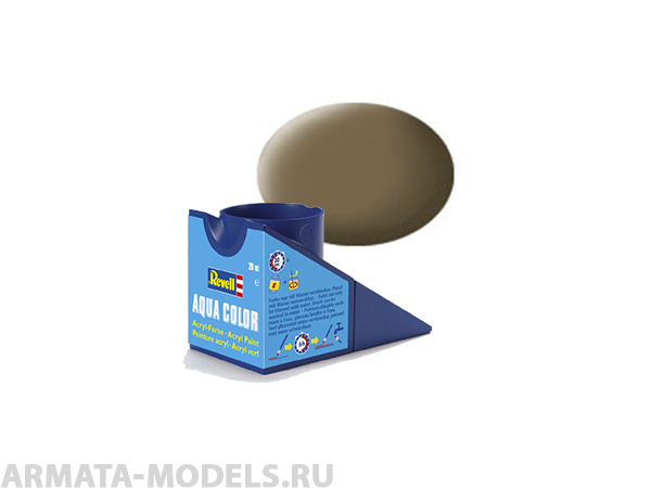 36182 Аква-краска коричнево-земляного цвета, матовая