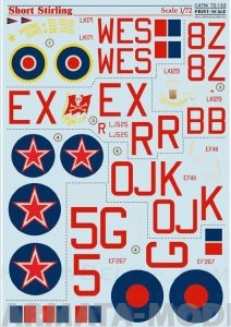 PS72-133 Декаль Short Stirling