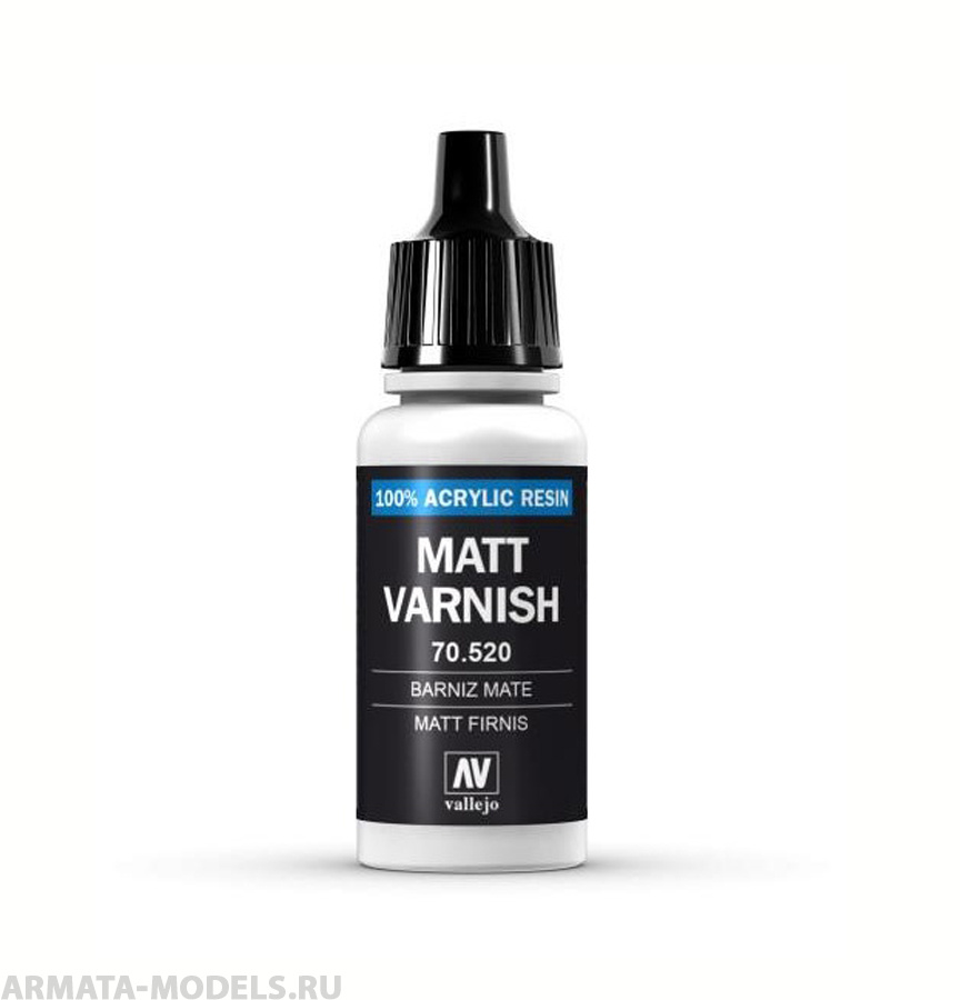 V-70520 Лак универсальный матовый серии Model и Game б.17мл