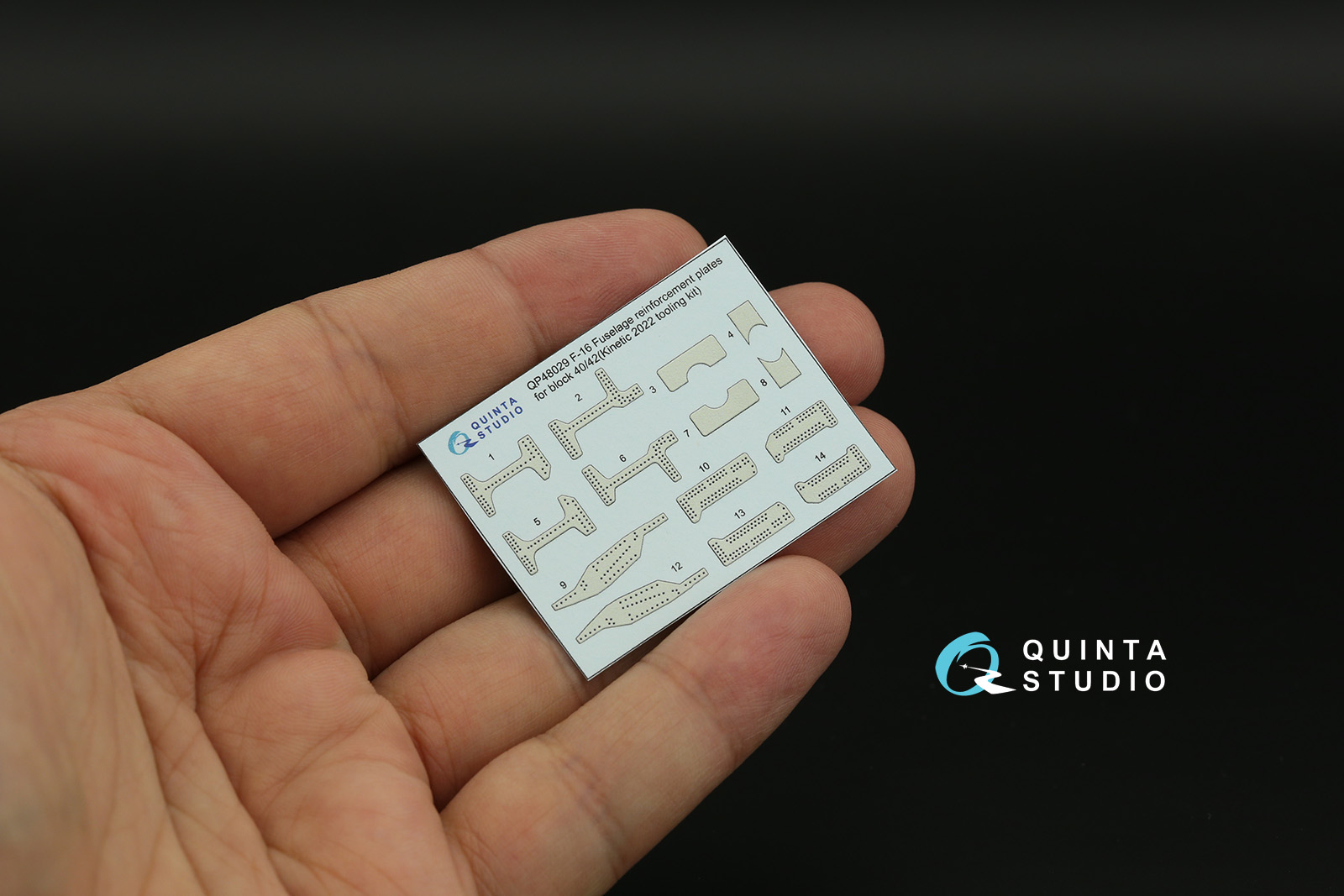 QP48029 F-16 block 40/42 reinforcement plates (Kinetic 2022 tool)