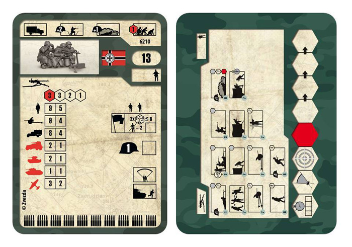 Набор фигурок 6210 Немецкий пулемет с расчетом в зимней форме Звезда