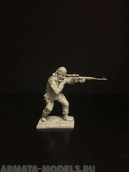 5028ТБ Боец стреляющий из снайперской винтовки Три Богатыря