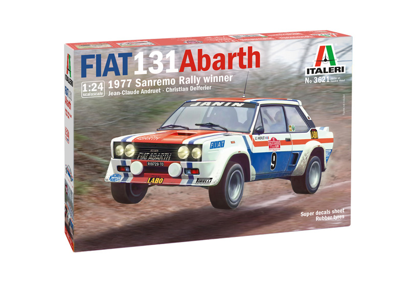 3621ИТ Авто FIAT 131 ABARTH quot;San Remo Winner 1977quot; Italeri