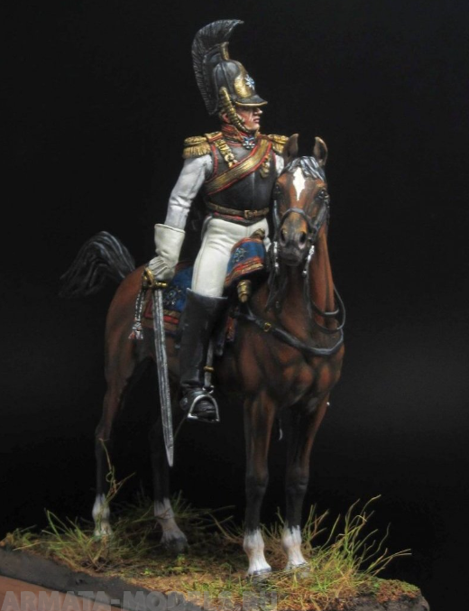 CHM-54229. Штаб-офицер Лейб-Гвардии Конного полка, Россия 1812-14 гг. 54 мм. Материал -  смола. Chronos Miniatures