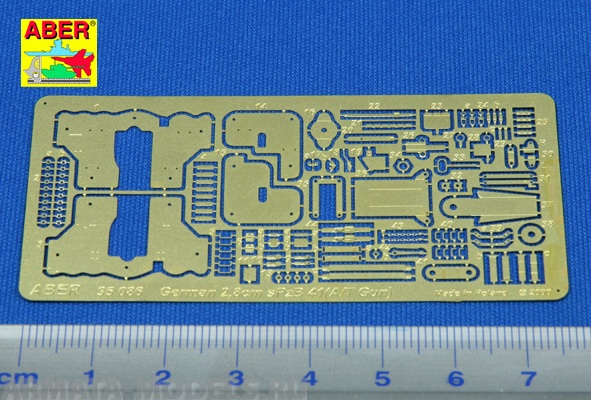 ABR-35-086  Дополнения для  2,8cm sPzB41 (A/T gun) also for Sd.Kfz.250 and 251 для Dragon 1/35