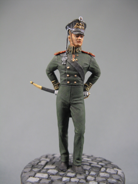 CHM-54112(M). Обер-офицер гвардейского морского экипажа, Россия 1812-15 гг. 54 мм. Материл – белый металл. Chronos Miniatures