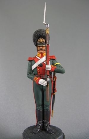 CHM-54079(M). Рядовой Лейб-Гвардии Конно-Гренадерского полка, Россия 1848-55 гг. 54 мм. Материал - белый металл.