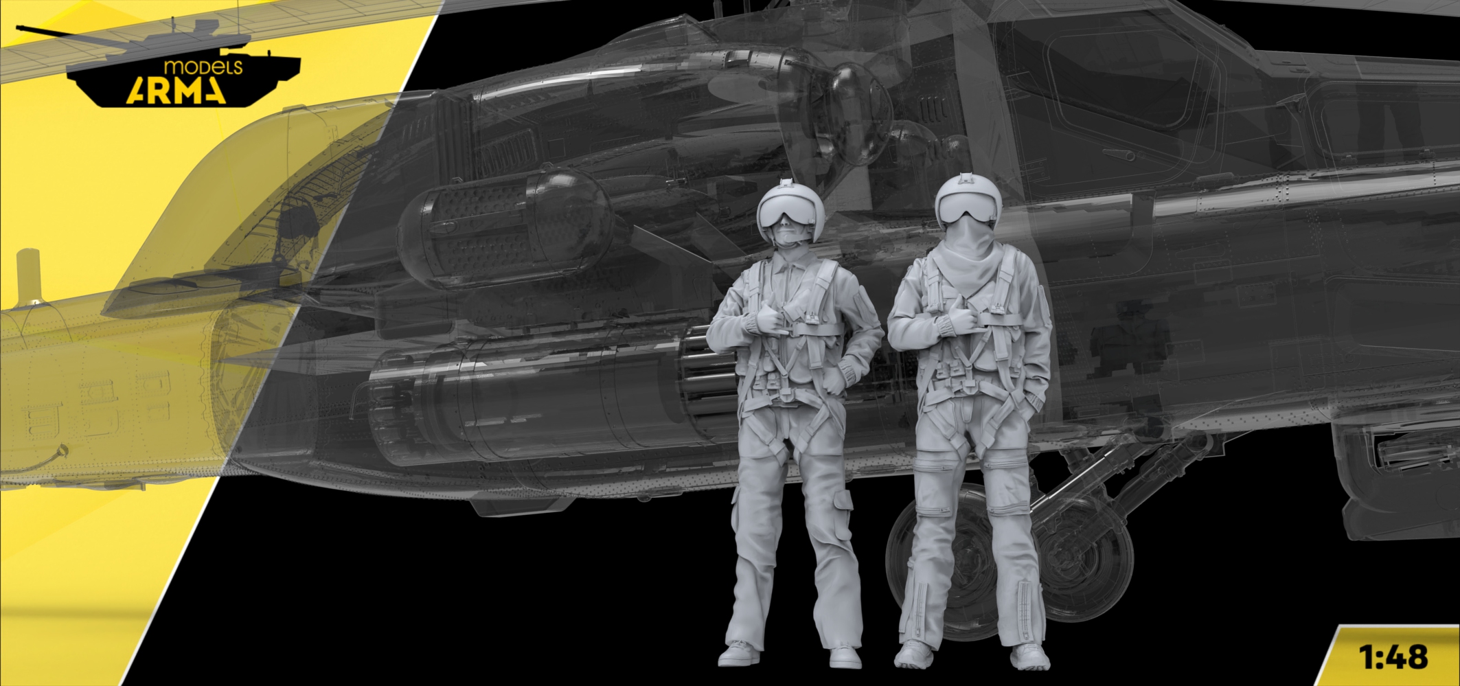 AM48306 Вертолетчики Ми-28 'Джамбо' Arma Models