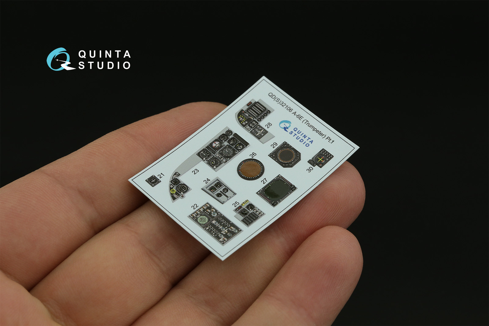 QDS-32106 3D Декаль интерьера кабины A-6E Intruder (Trumpeter) (Малая версия)