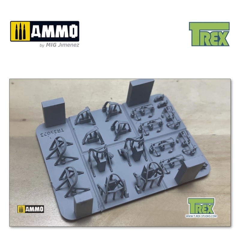 TR35023 Защитные бамперы M4 Sherman Guards for Cast Hull