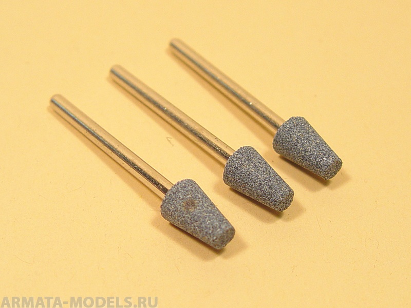 2363 Насадка шлифовальная, карбид кремния, конус,  8 х 12 мм, 3шт./уп., блистер