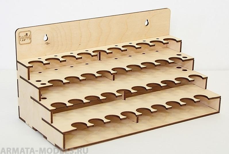 MWP-0010-27 Модуль-органайзер под краску в  баночках 23 мм  Pacific88-acrylic и acryl