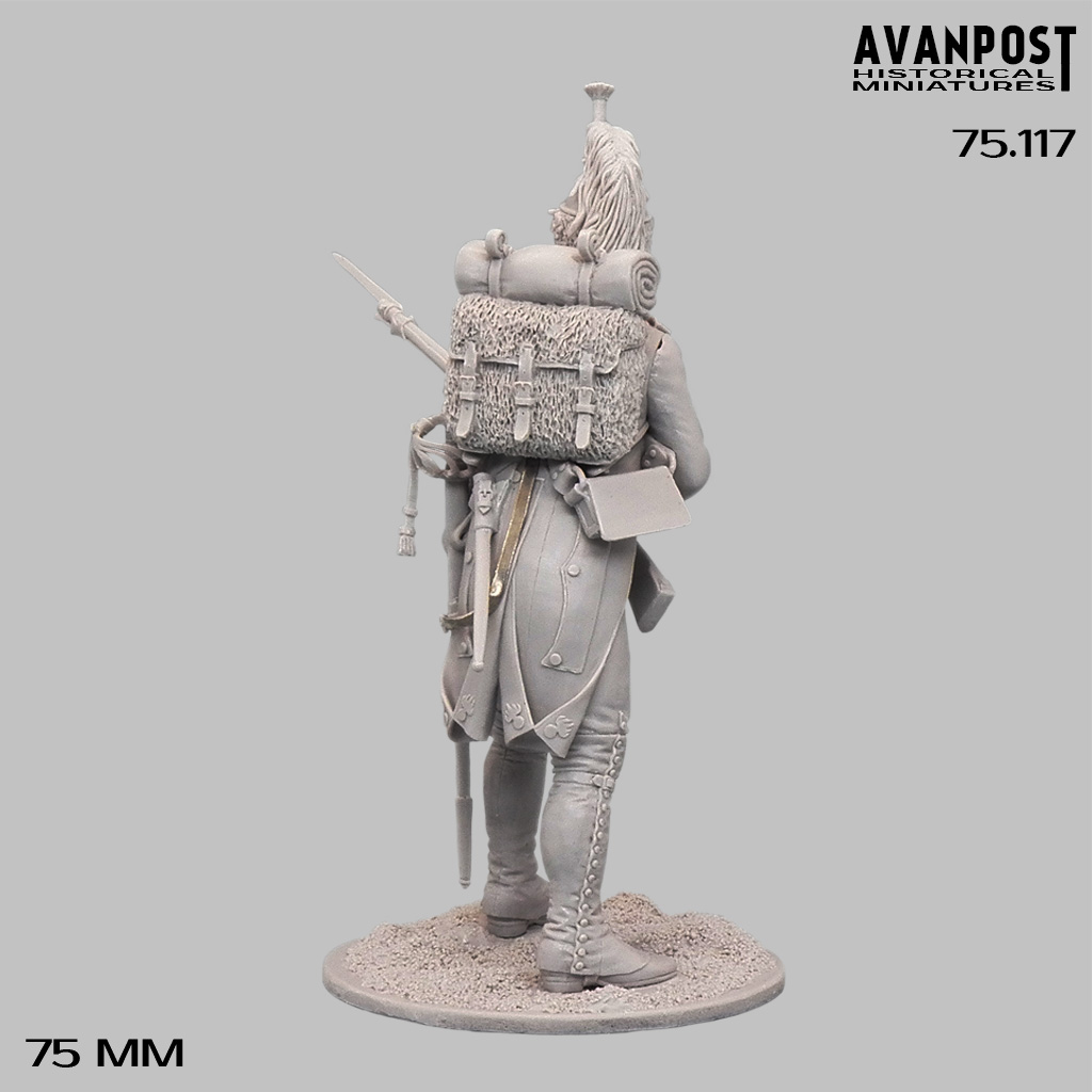 75.117АП Французский пеший драгун, 1805 Аванпост