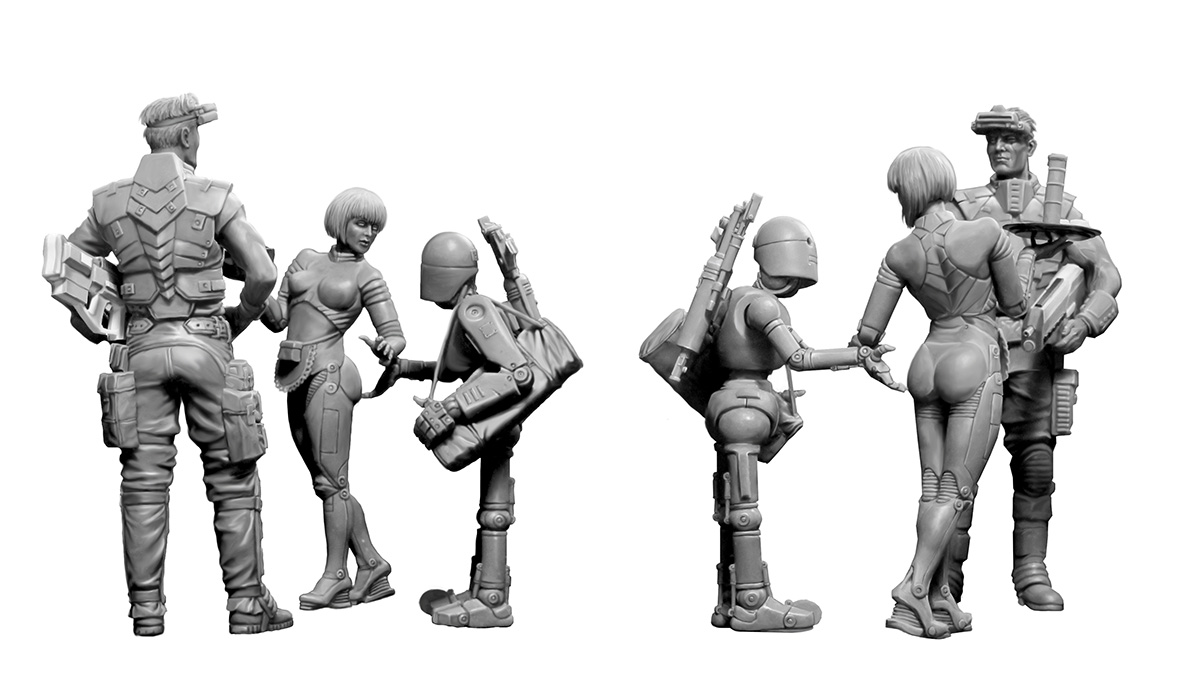 MB24031 Фигуры, «На границе Вселенной. Приключения Странной Компании. Эпизод I. Первое знакомство. Ух, мне н Master Box (MB)