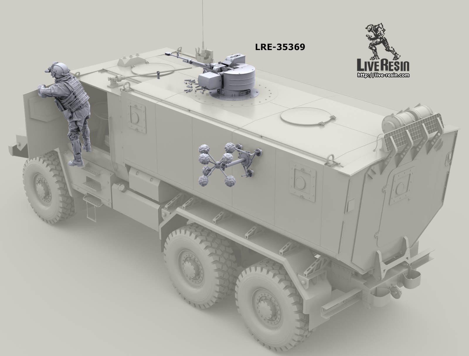 LRE35369 Универсальный дистанционно управляемый модуль с 12,7 мм пулеметом 6П49 Корд для бронетехники