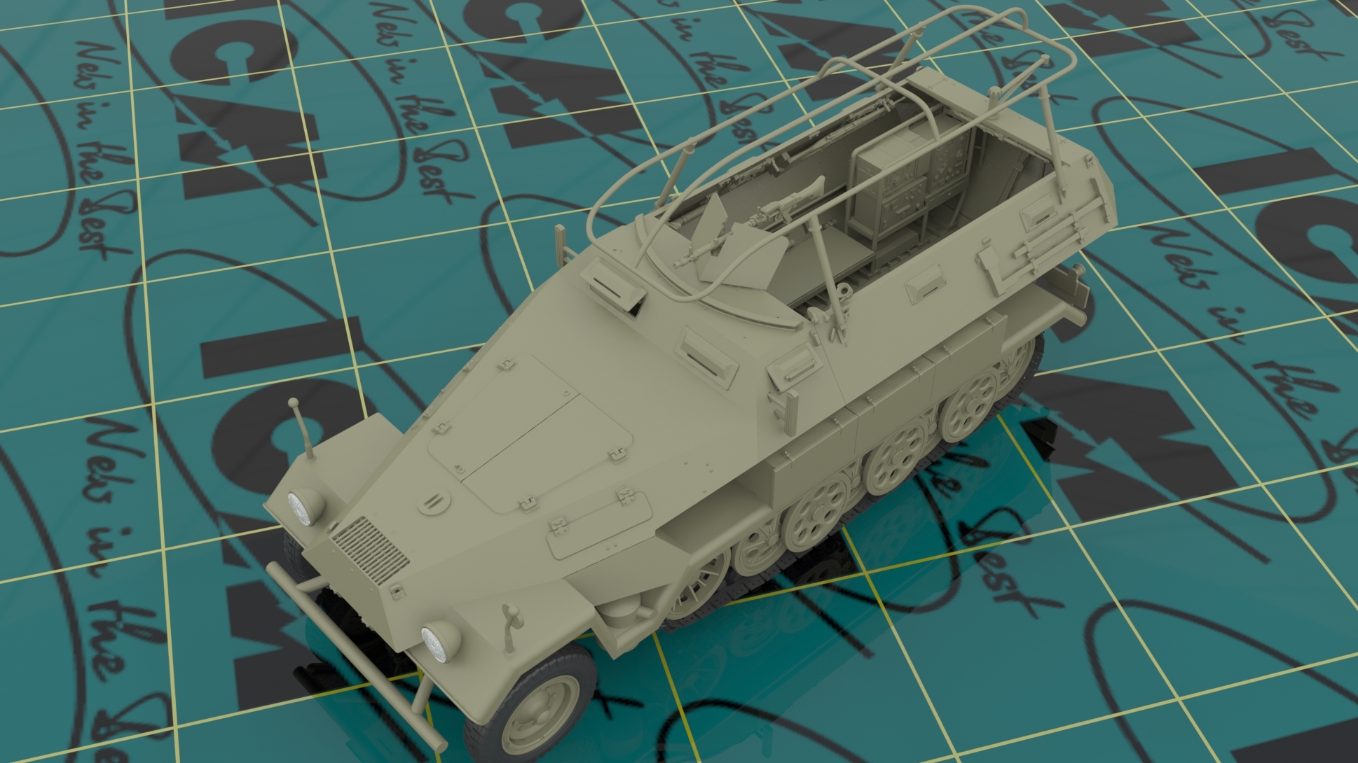 35103 Sd.Kfz.251/1 Ausf. с германской пехотой ICM