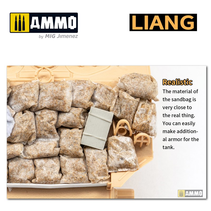 LIANG-0511 Набор декораций Sand Bags for Diorama x40