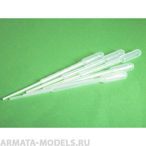 0012.35MCH Пипетки разного объема для моделизма: 3 мл, 5 шт