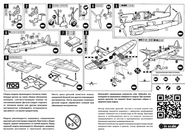 72023 Fairy Firefly F.Mk.I - палубный истребитель - бомбардировщик InScale