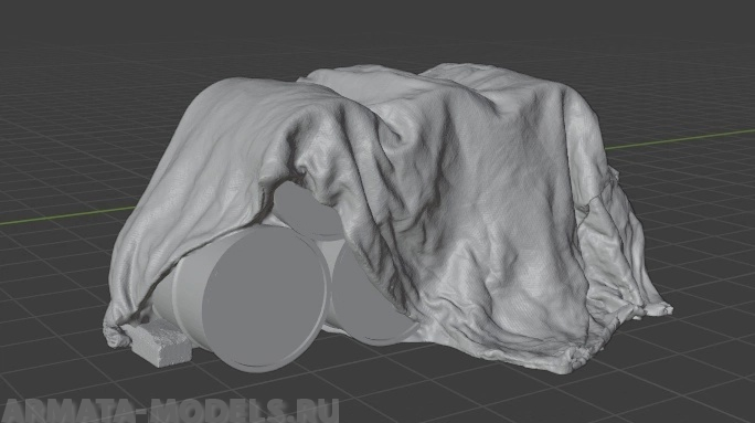 HE-43014 Бочки под брезентом #2