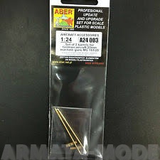 ABR-A24-003  Дополнения для  Set of 2 barrels for German aircraft 20mm machine guns MG 151/20 для  1/24